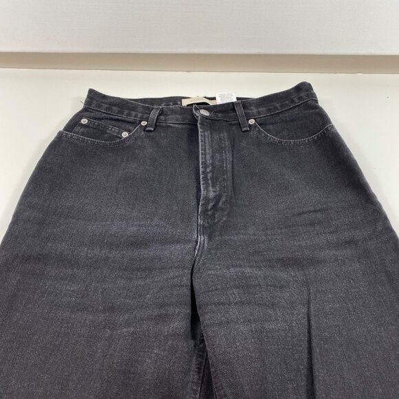 Vintage Womens GAP Reverse Fit Regular Black Denim Jeans Casual Pants Size 12 - Picture 2 of 9